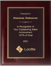 Award Plaque | Rosewood Custom Awards Plaque