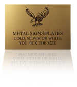 Aluminum Office Signs | Aluminum Plaques