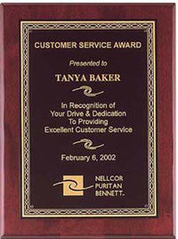 Custom Plaques  Bennett Awards