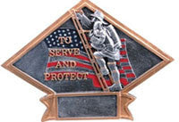 Fireman Resin Award | Custom