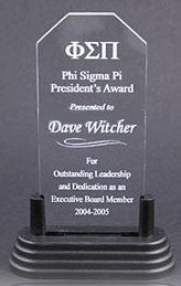 Peaked Acrylic award | Custom Engraved