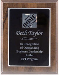 Silver engraved plaque | Custom Plaque