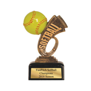 Softball Headline Resin