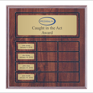 Gold Value Series Perpetual Plaque