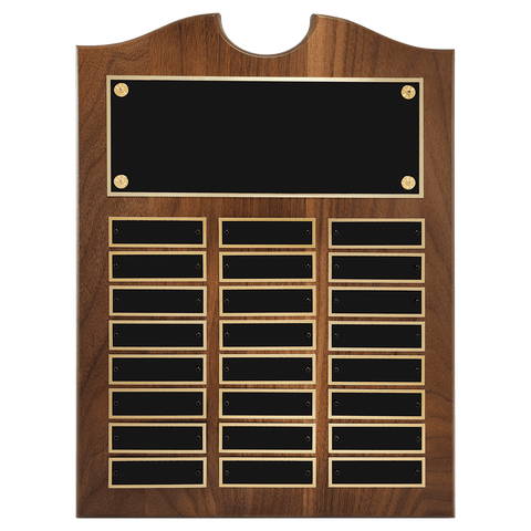 Walnut Perpetual Plaque
