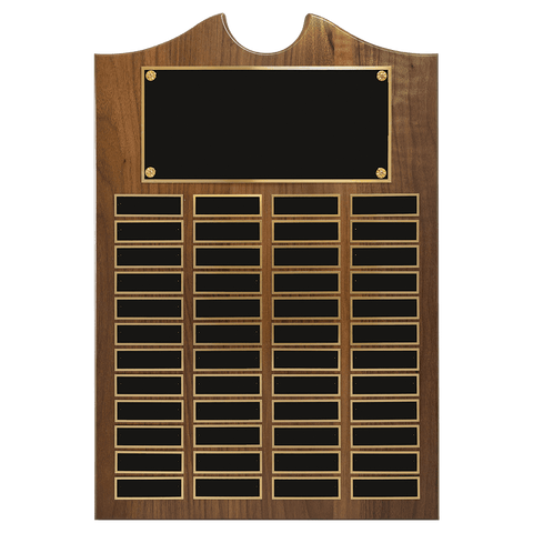 Walnut Perpetual Plaque