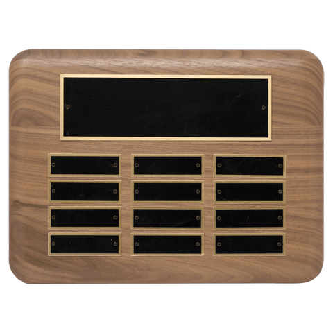 Walnut Landscape Perpetual Plaque