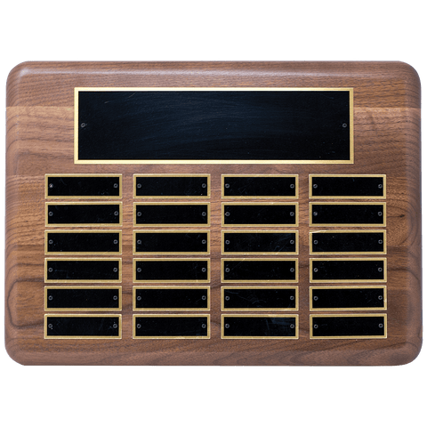 Walnut Landscape Perpetual Plaque