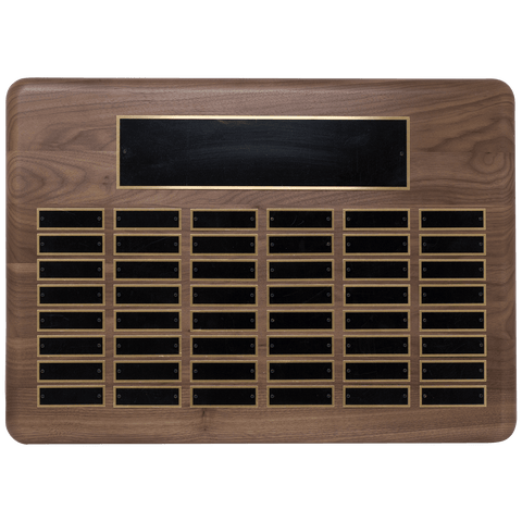 Walnut Landscape Perpetual Plaque
