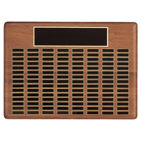 Walnut Landscape Perpetual Plaque