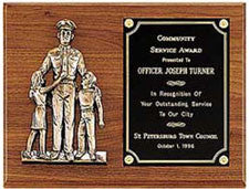 Police Plaque | Engraved Plate
