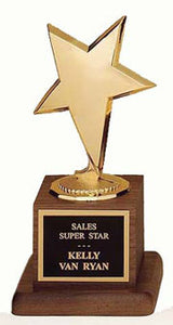 Modern Star Award | Walnut Base