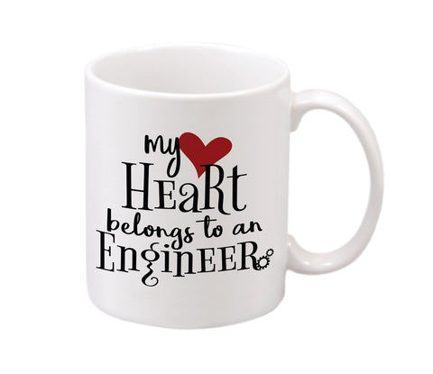 My Heart Belongs to an Engineer Mug