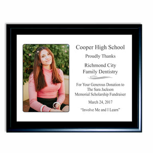 Snapshot Plaque - your image and customized text